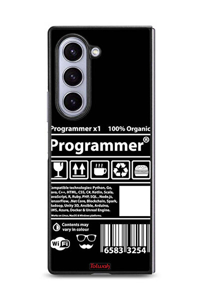 Tolwak غطاء حماية وملصق مبرمج لهاتف Samsung Galaxy Z Fold6