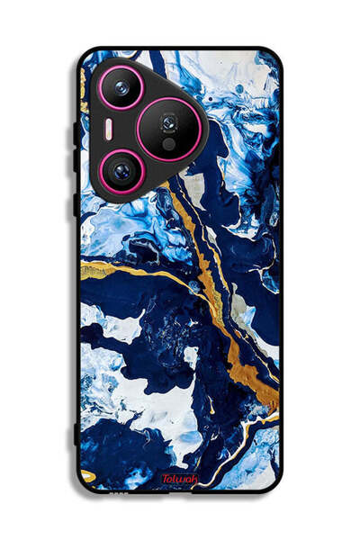 Tolwak غطاء حماية لهاتف هواوي بيورا 70 بنقشة فنية مزخرفة