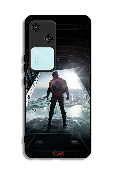 Tolwak Vivo S18 5G Protective Case Cover Portrait Display Captain America