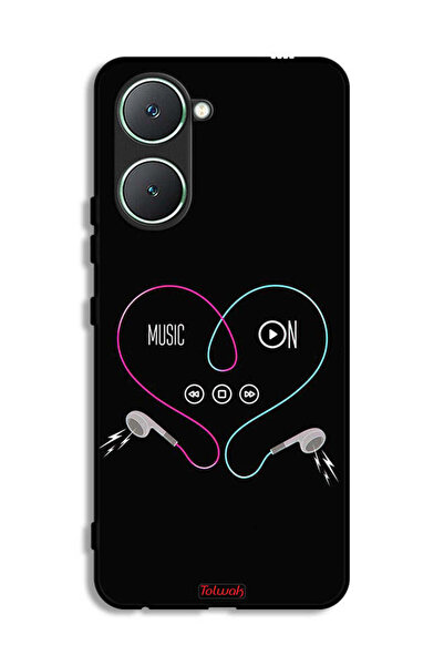 Tolwak غطاء حماية لهاتف Vivo Y03 4G مع موسيقى