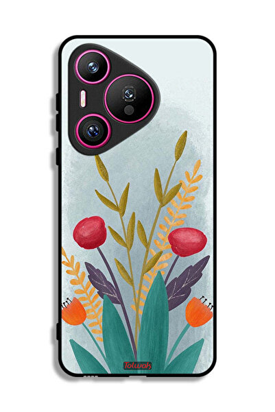 Tolwak غطاء حماية لهاتف هواوي بيورا 70 - رسم نباتي