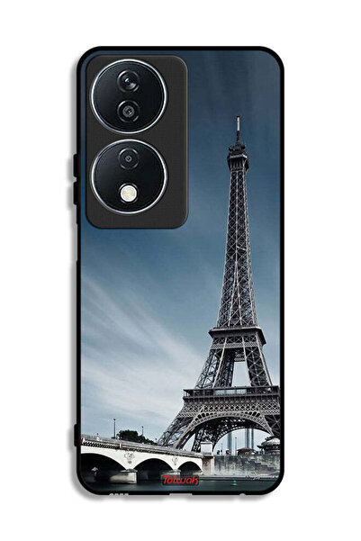 Tolwak غطاء حماية لهاتف Honor X7b 5G بتصميم برج إيفل