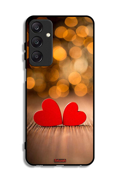 Tolwak Samsung Galaxy A25 5G Protective Case Cover Two Beautiful Hearts