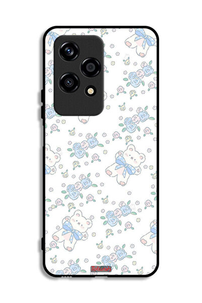 Tolwak غطاء حماية لهاتف Honor 200 Lite 5G مع دب تيدي لطيف وأيقونة زهور