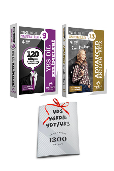 Modadil Yayınları YKS YDT YKSDil Modadil 1200 Günde Ezberbozan Kelimeler + Tü...