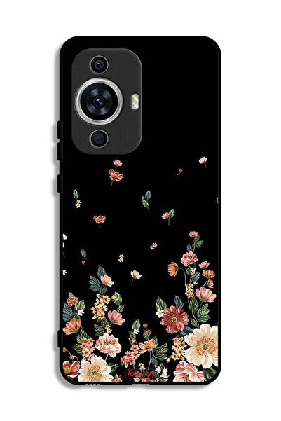 Tolwak غطاء حماية لهاتف هواوي نوفا 12 لايت مزين بزهور صغيرة في الأسفل