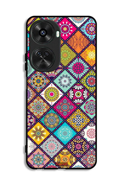 Tolwak غطاء حماية لهاتف هواوي نوفا 11 إس إي بنقشة مربعات ماندالا