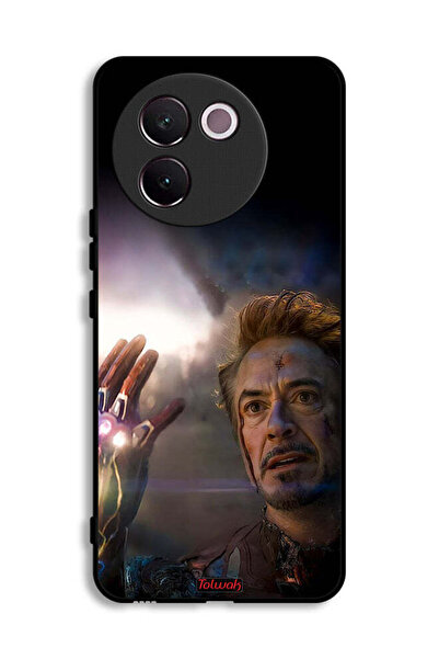 Tolwak غطاء حماية لهاتف Vivo V30e 5G - أنا الرجل الحديدي