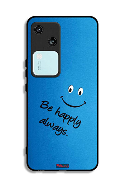 Tolwak غطاء حماية لهاتف Vivo V30 5G كن سعيدًا دائمًا