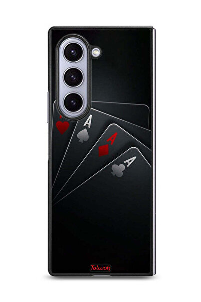 Tolwak غطاء حماية لهاتف Samsung Galaxy Z Fold6 - بطاقات A