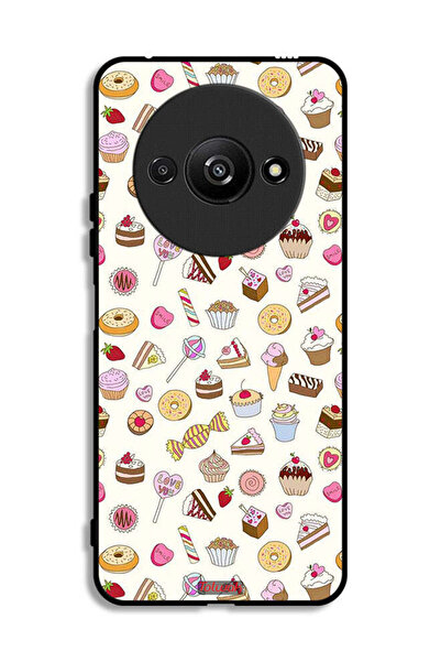 Tolwak Xiaomi Redmi A3 4G Protective Case Cover Pattern Of Favorite Items