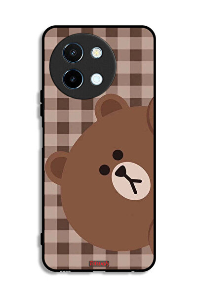 Tolwak غطاء حماية لهاتف Vivo Y38 5G بتصميم دب تيدي