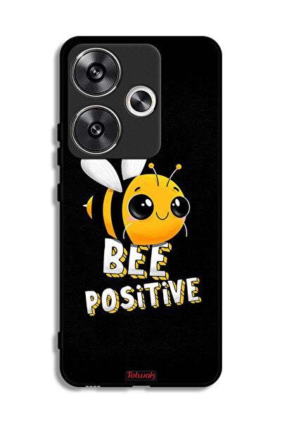 Tolwak Xiaomi Poco F6 5G Protective Case Cover Bee Positive