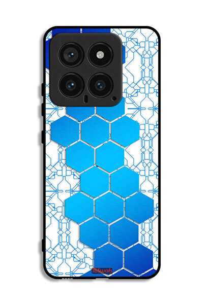 Tolwak غطاء حماية لهاتف شاومي 14 بأيقونات سداسية الشكل من Honeycomb