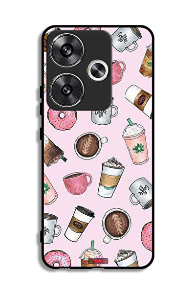 Tolwak Xiaomi Poco F6 5G Protective Case Cover Coffee Lover Art