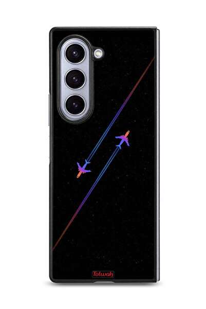 Tolwak غطاء حماية لهاتف سامسونج جالاكسي زد فولد 6 بتصميم فن الطائرات
