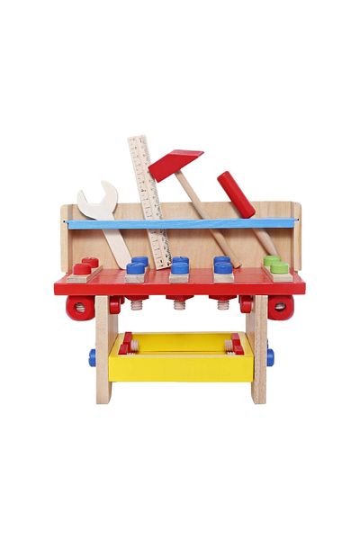 rexa Wooden Puzzle Tool Table - Activity