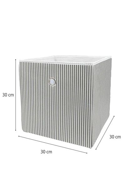 Tex Republic (5 Pcs) Alas Shelf Organizer Box Set (30*30*30 cm) New Season Nano Technology Waterproof Fabric Gray