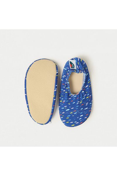 Juniors All-Over Fish Print Anti-Slip Swimming Slippers