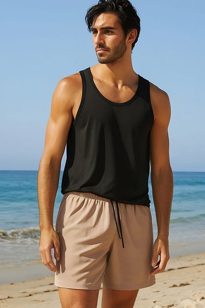 Trendy Mall ΑΝΔΡΙΚΟ ΣΟΡΤΣ ΜΕ ΤΣΕΠΕΣ Lycra