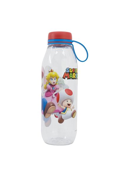 Disney Water bottle, for children, BPA-free, multicolor, 650 ml, Super Mario Adventure