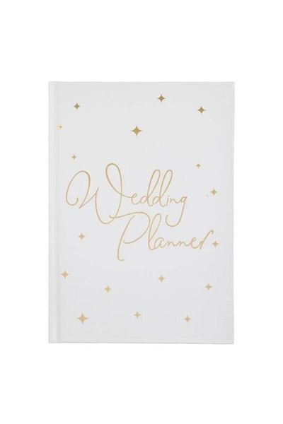 ANGMAD Wedding Planner Agenda ANGMAD, A5, English, 74 pages, White-Gold