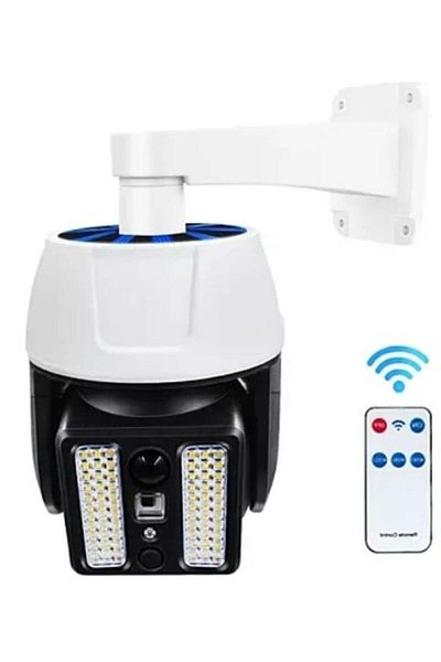 divendi-ro HW51182 66 SMD LED solar room lamp with sensor and remote control