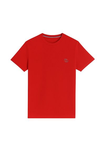 FORMO Men's Natural Cotton High Quality Short Sleeve Sports T-Shirt