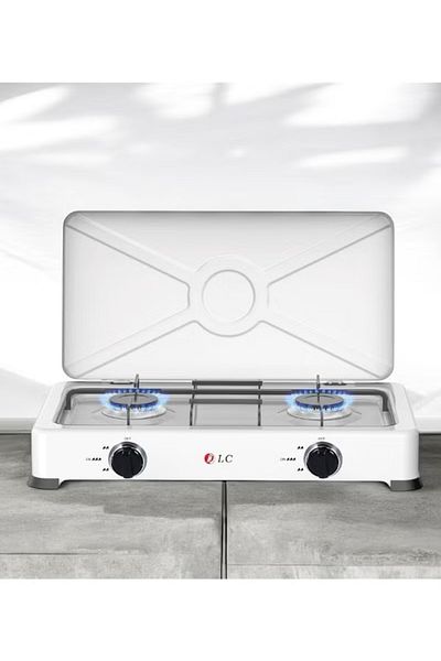 DLC 2 Burner Gas Stove For Home/Camping
