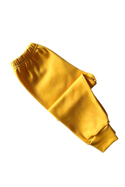 Pajama Shop Erkek Çocuk %100 Pamuklu Sarı Renk Kamyon Kepçe Mikser Desenli Uzun Kollu Kışlık Pijama Takımı