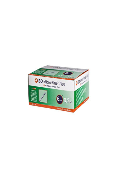 Bd Micro-Fine Plus Insulin 0.5 ml Syringe 31Gx6Mm 100 Pieces