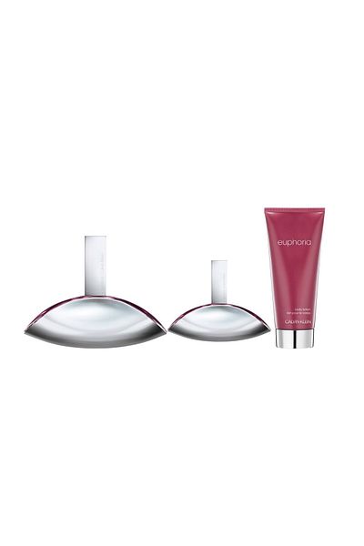Calvin Klein Calvin Klein Euphoria Gift Set – Eau de Parfum 100ml + Body Lotion 100ml + Mini EDP 30ml for Women