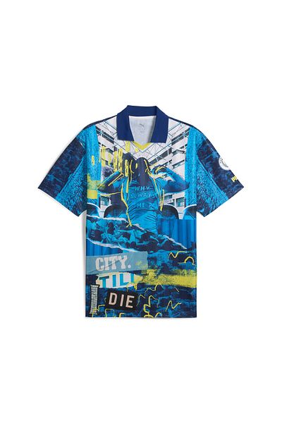 Puma Mens Manchester City ftblNRGY+ Retro Jersey - Blue