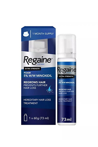 Regaine رغوة مينوكسيديل لعلاج تساقط الشعر، قوة إضافية، لون أبيض، 60 جرام