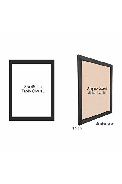 VecihiGeliyor Boeing 737 Max Tablo Pilot - Havacı - Uçak Tutkunu Hediye