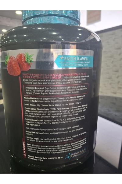 BİGJOY SPORT Protein Tozu