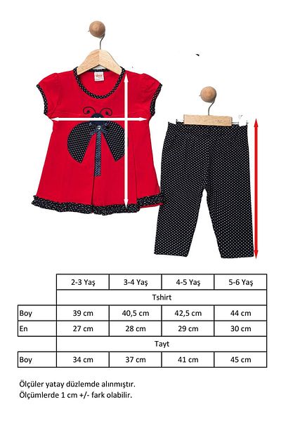 Trend Baby Kids Girl's Ladybug Tshirt Leggings Summer Set (with Hair Band Gift) 2-3-4-5 Years Old Options