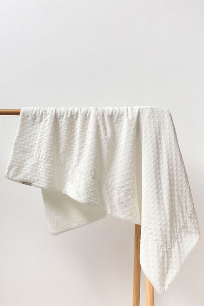 Teddy Pie Chickpea Patterned Lamb Lined Double Layer 108X85 Cm. Blanket