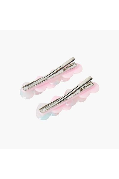 CHARMZ Heart Accent Hair Clip - Set of 2