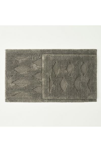 Bella Maison Σετ σφουγγαρίστρας Brie από 100% βαμβάκι Anthracite (60x100 cm)