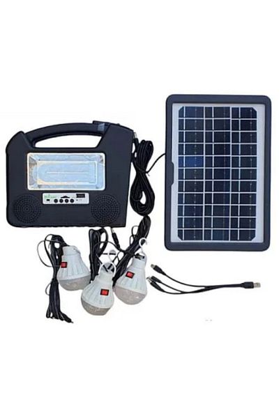 divendi-ro Solar panel kit CCLAMP CL-26 with radio and mp3 player