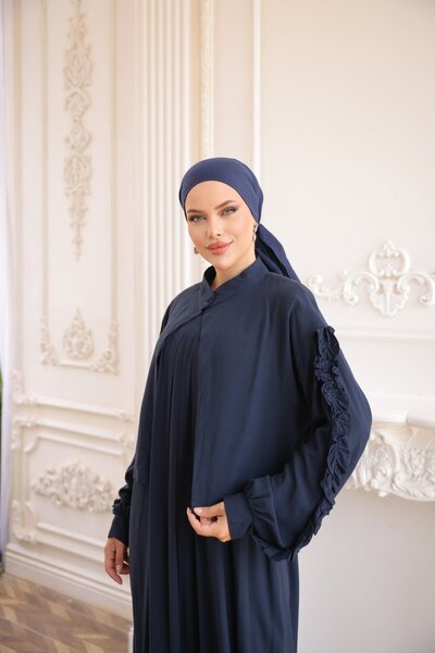 Nissra Ankanoor Ruffle Detailed Belmando Jacket Suit Anka255099