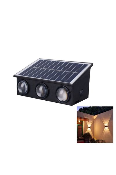 divendi-ro Solar powered, waterproof wall lamp for home and garden