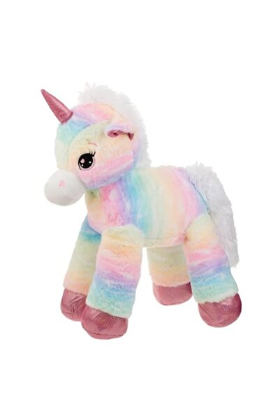 ANGMAD Jucarie de plus ANGMAD, Unicorn curcubeu, 65 cm, multicolor