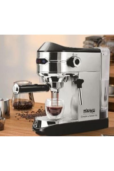 Generic DSP KA3065 Espresso Coffee Maker with Thermal Fast Heating System & Milk Frother Steam