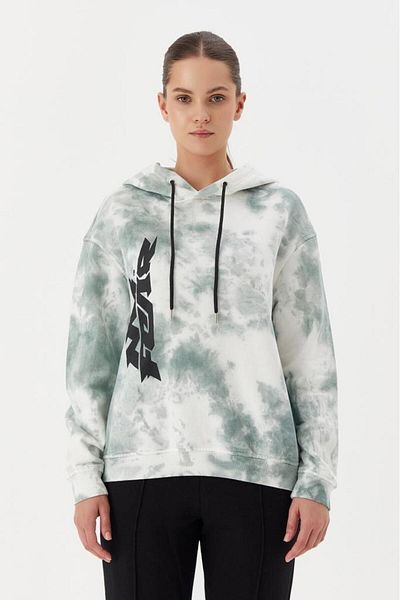 No Fear Γυναικείο φούτερ Crop Tie Dye Green 72532