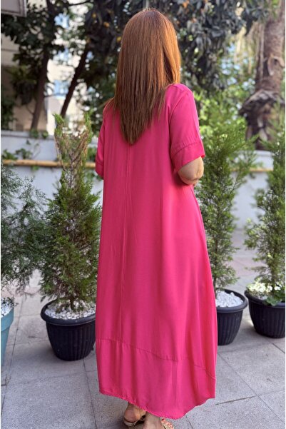 DenizEge Marlon Dress Fuchsia