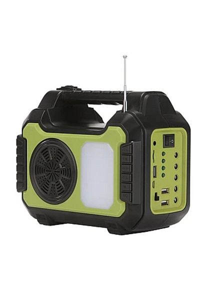 divendi-ro Solar kit GD-8072 equipped with USB devices with 4 bulbs and HA Radio
