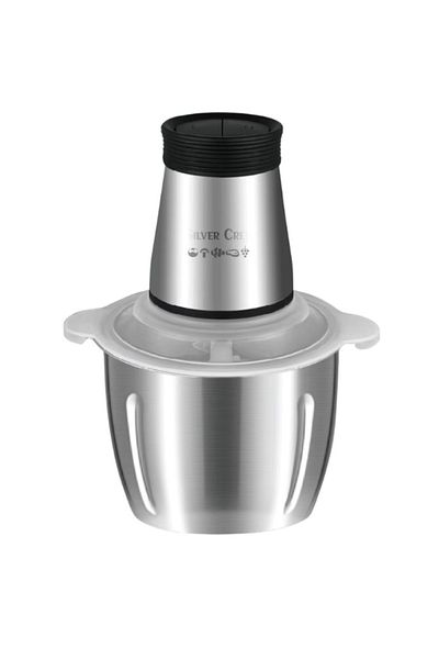 Silver Crest 3L Food Chopper – 400W Power | 6 Stainless Steel Blades | 3 Speeds | Detachable Bowl