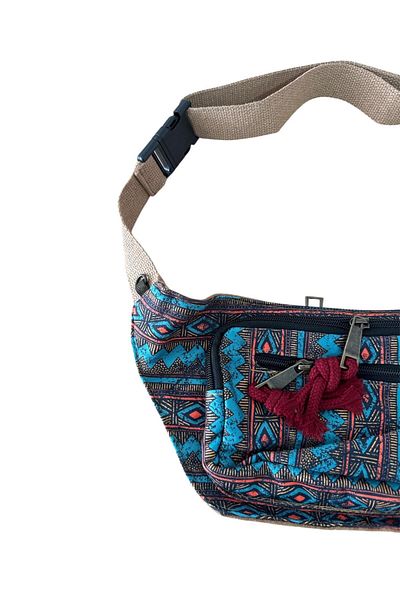 MDLİFE HOME Ethnic Patterned Waterproof Waist and Shoulder Bag – Unisex Daily Bag with Strap
